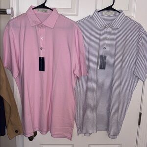 Holderness & Bourne Men.ms (bundle of 2) SS Polos NWT both Sz XL